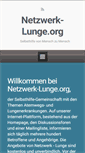 Mobile Screenshot of netzwerk-lunge.org