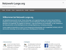 Tablet Screenshot of netzwerk-lunge.org